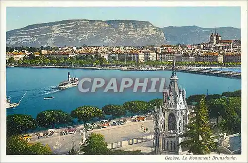 Ansichtskarte AK Geneve Le Monument Brunschwig