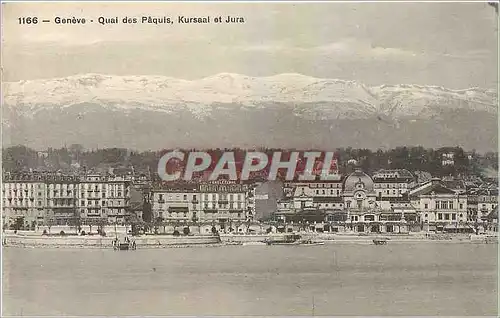 Cartes postales Geneve Quai des Paquis Kursaal et Jura