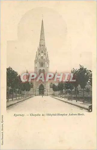 Ansichtskarte AK Epernay Chapelle de l'Hopital Hospice Auban Moet