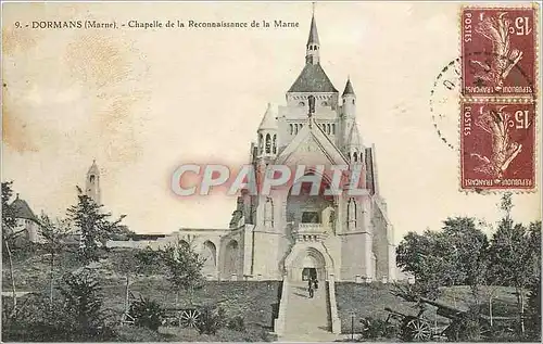 Cartes postales Dormans Marne Chapelle de la Reconnaissance de la Marne