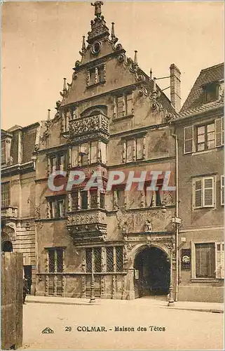 Cartes postales Colmar Maison des Tetes