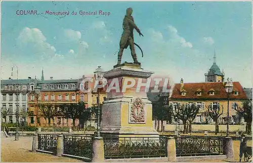 Ansichtskarte AK Colmar Monument du General Rapp