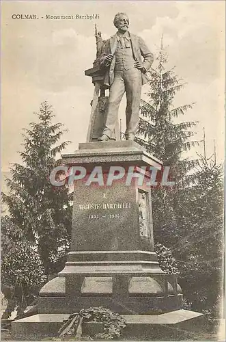 Ansichtskarte AK Colmar Monument Bartholdi