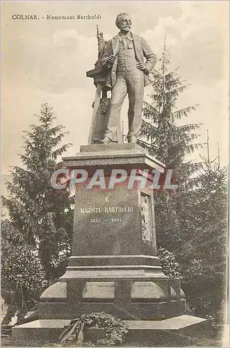 Cartes postales Colmar Monument Bartholdi