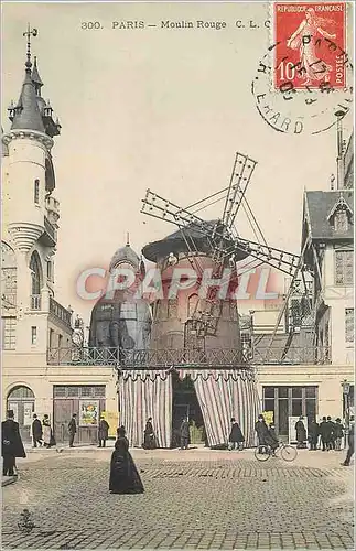 Cartes postales Paris Moulin Rouge