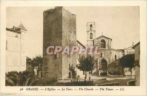 Ansichtskarte AK Grasse L'Eglise La Tour
