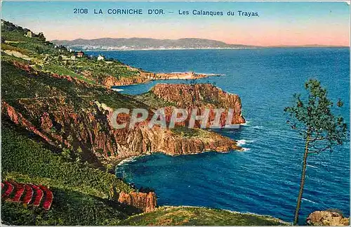 Cartes postales La Corniche d'Or Les Calanques du Trayas