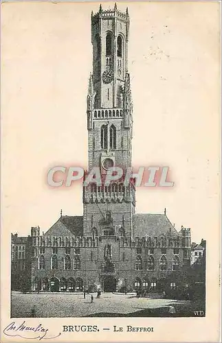Cartes postales Bruges Le Beffroi