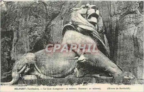 Cartes postales Belfort Territoire Le Lion