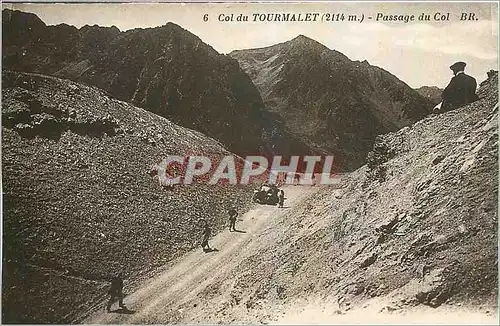 Cartes postales Col du Tourmalet Passage du Col