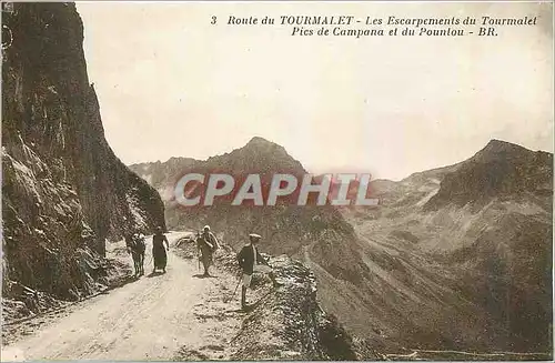 Cartes postales Route du Tourmalet