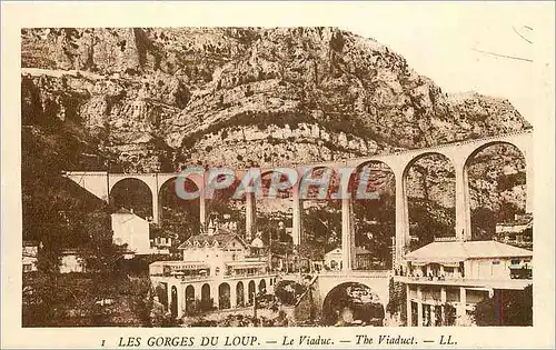 Cartes postales Les Gorges du Loup Le Viaduc