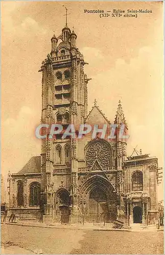 Ansichtskarte AK Pontoise Eglise Saint Maclou