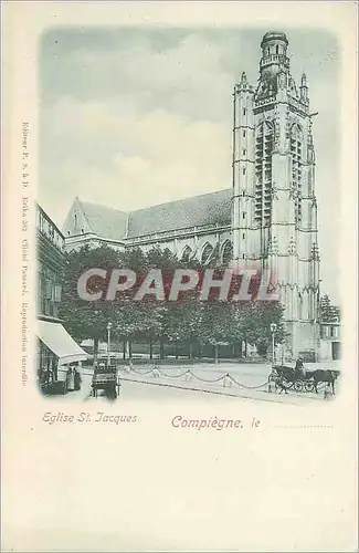 Ansichtskarte AK Compiegne le Eglise St Jacques