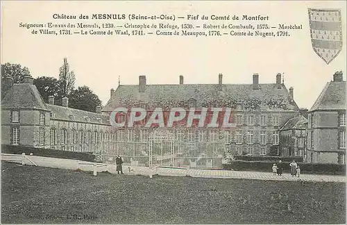 Ansichtskarte AK Chateau des Mesnuls Seine et Oise