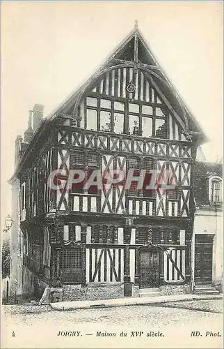 Cartes postales Joigny Maison du XVI