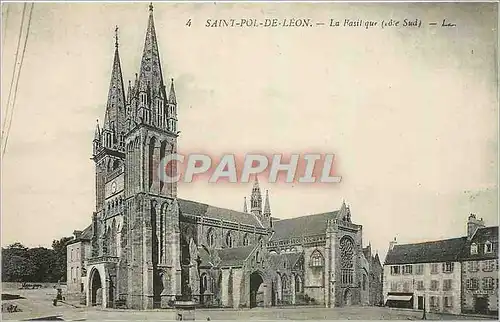 Cartes postales Saint Pol de Leon La Basilique