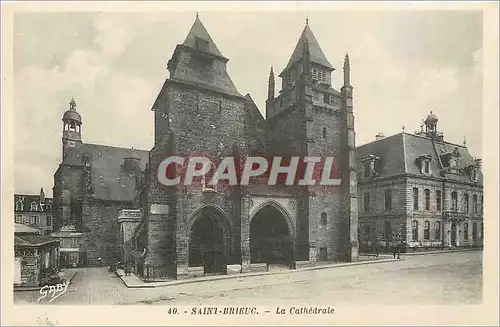 Cartes postales Saint Brieuc La Cathedrale