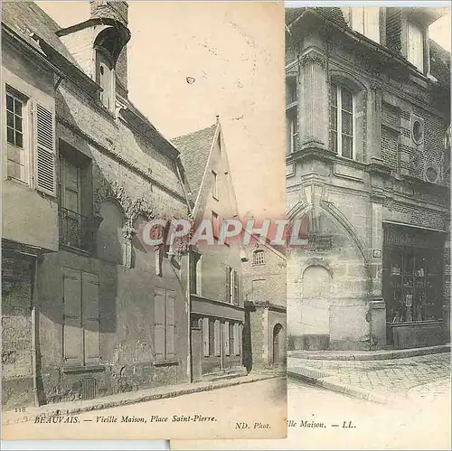 Cartes postales Beauvais Vieille Maison Place Saint Pierre