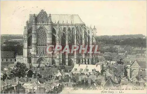Ansichtskarte AK Beauvais Vue Panoramique de la Cathedrale Cote Sud