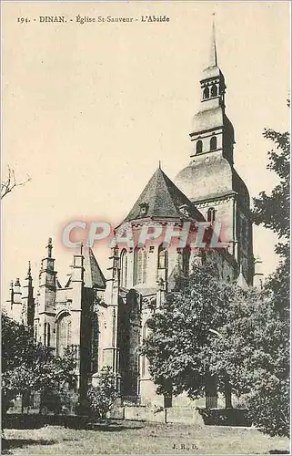 Ansichtskarte AK Dinan Eglise St Sauveur L'Abside