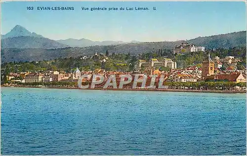 Cartes postales Evian les Bains Vue prise du Lac Leman