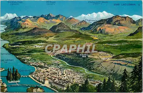 Cartes postales Lac Leman