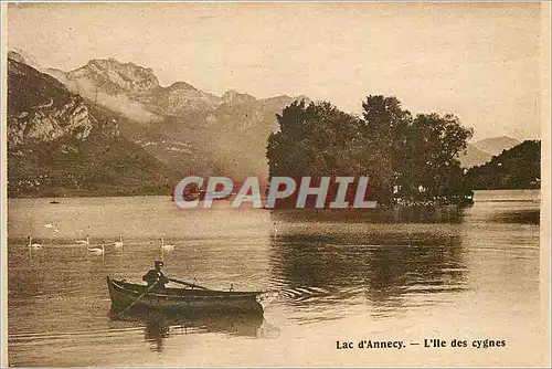 Ansichtskarte AK Lac d'Annecy L'Ile des Cygnes