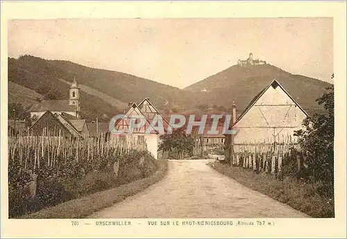 Cartes postales Orschwiller Vue sur le Haut Koenigsbourg