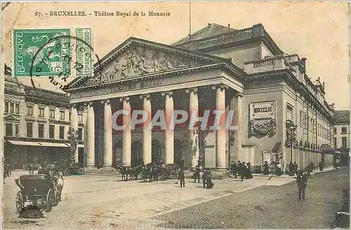 Ansichtskarte AK Bruxelles Theatre Royal de la Monnaie