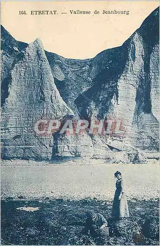 Cartes postales Etretat Valleuse de Jeanbourg