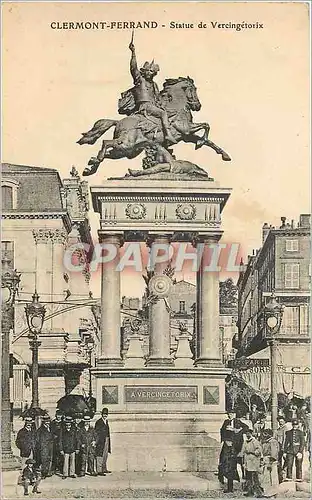 Cartes postales Clermont Ferrand Statue de Vercingetorix