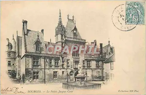 Cartes postales Bourges Le Palais Jacques Coeur