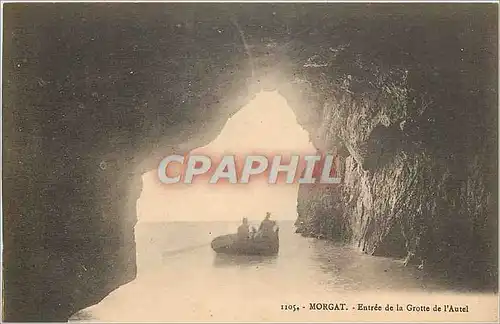 Cartes postales Morgat Entree de la Grotte de l'Autel