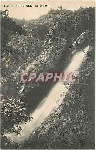 Cartes postales Correze Gimel La Chute