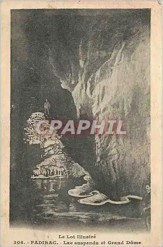 Cartes postales Padirac Lac Suspendu et Grand Dome