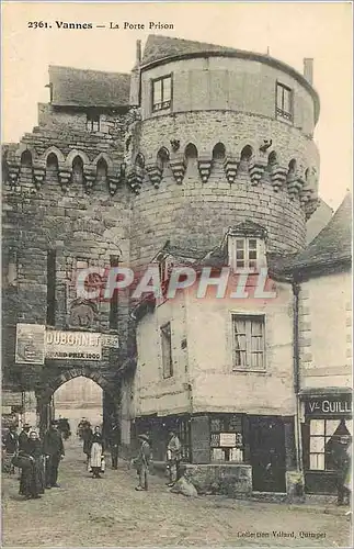 Cartes postales Vannes La Porte Prison Dubonnet