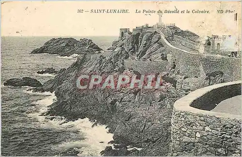 Cartes postales Saint Lunaire La Pointe du Decolle et le Calvaire