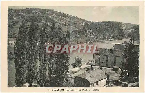 Cartes postales Besancon Doubs Le Doubs a Velotte