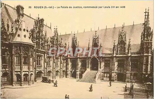 Ansichtskarte AK Rouen S Inf Le Palais de Justice