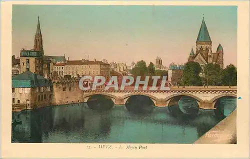 Cartes postales Metz La Moyeu Pont