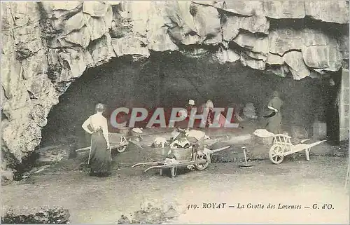 Ansichtskarte AK Royat La Grotte des Laveuses G d'O