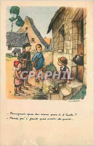 Cartes postales Ligue Nationale Contre le Taudis Illustrateur Poulbot