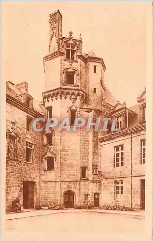 Cartes postales Quimper Ancien Palais Episcopal Tourelle