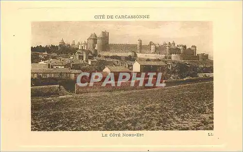 Ansichtskarte AK Cite de Carcassonne Le Cote Nord Est