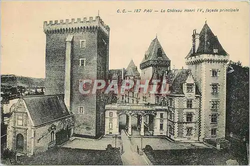 Cartes postales Pau Le Chateau Henri IV