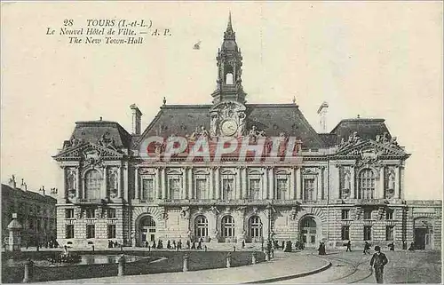 Cartes postales Tours L et L Le Nouvel Hotel de Ville