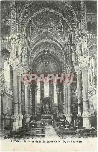 Ansichtskarte AK Lyon Interieur de la Basilique de ND de Fourviere