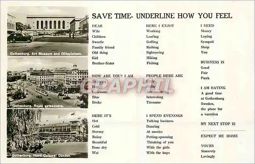 Cartes postales moderne Gothenburg