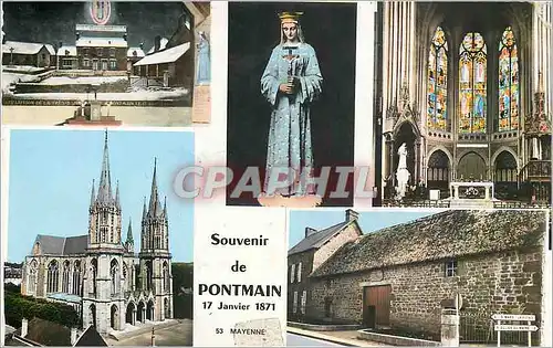 Cartes postales moderne Souvenir de Pontmain